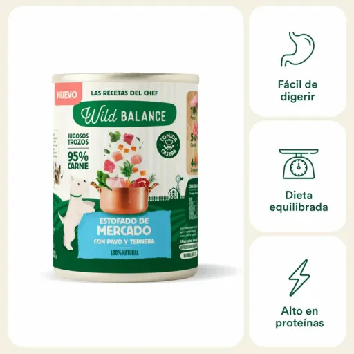 Wild Balance Complete Can Market Stew with Turkey and Beef for Dogs