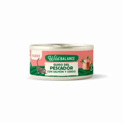 Wild Balance Complete Can Fisherman&rsquo;s Stew with Salmon and Pork for Cats 80 g