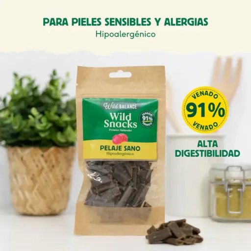 Wild Balance Wild Snack Pelaje Sano - Hipoalerg&eacute;nico para Perros