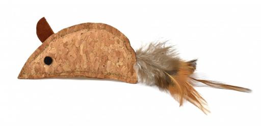 Nayeco Raton De Corcho Con Pluma