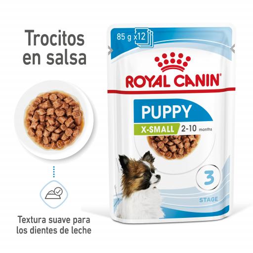 Royal Canin Mini Puppy Comida H&uacute;meda para Cachorro de Razas Tama&ntilde;o Mini