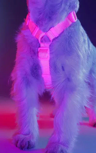 Dashi Arn&ecirc;s Rosa Neon para C&atilde;es