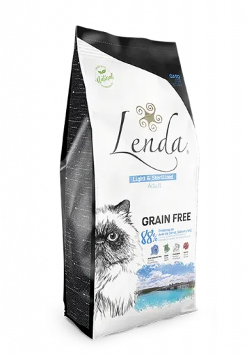 Lenda Adult Light & Sterilized Grain Free Food for Sterilized Cats