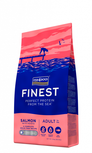 Fish4Dogs Feinster Lachs Komplett (Normaler Biss)