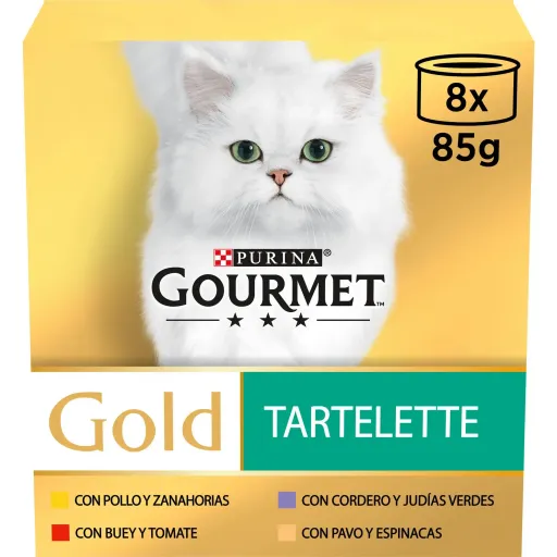 Gourmet Gold Tartelette Multipack: Buey, Pollo, Pavo, Cordero