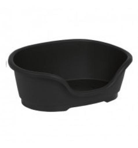 Yagu Letto ovale in plastica Domus nero