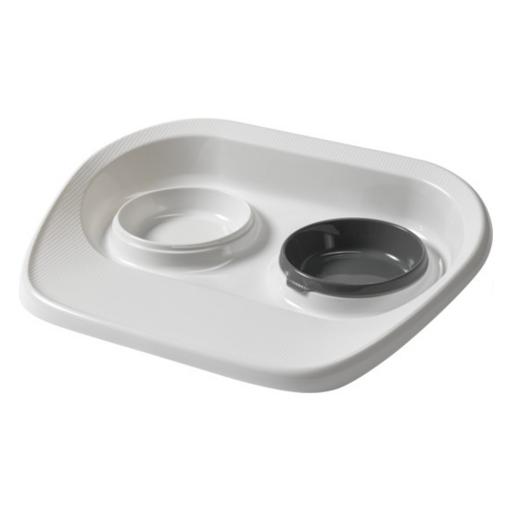 Moderna Tabuleiro com Comedouros Tidy Diner