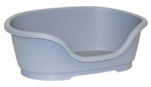 Moderna Cama Ovalada de Pl&aacute;stico Domus 95 Gris