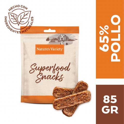 Nature's Variety Snacks Superfoods Poulet