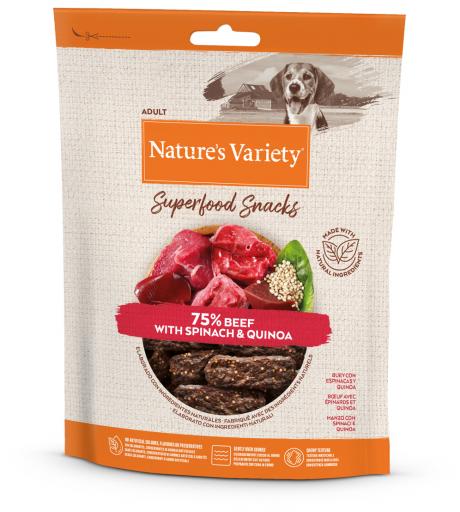 Nature's Variety Snacks Superfoods Boeuf
