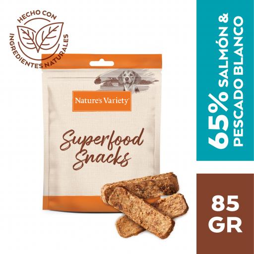 Nature's Variety Snacks Superfoods Saumon